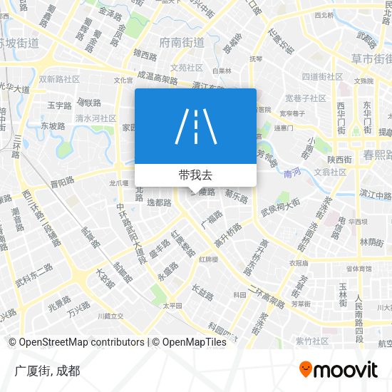 广厦街地图