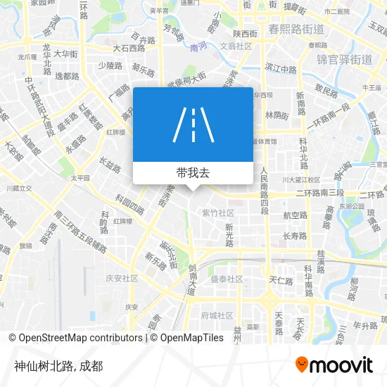 神仙树北路地图