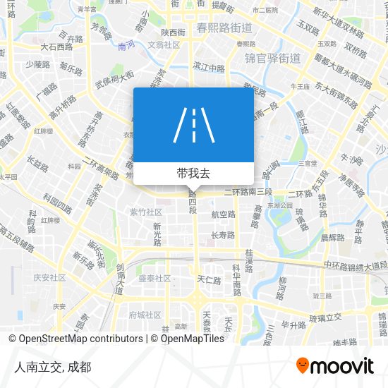 人南立交地图