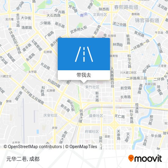 元华二巷地图