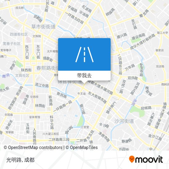 光明路地图