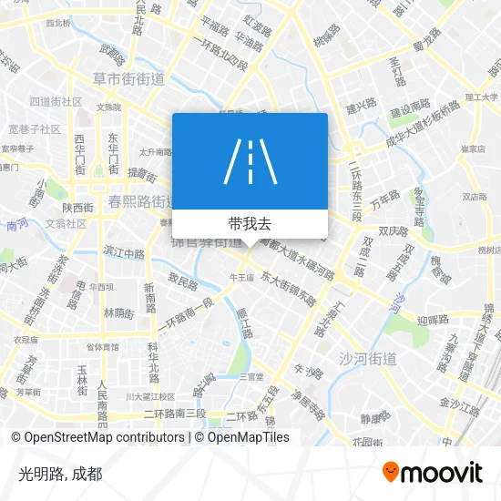 光明路地图