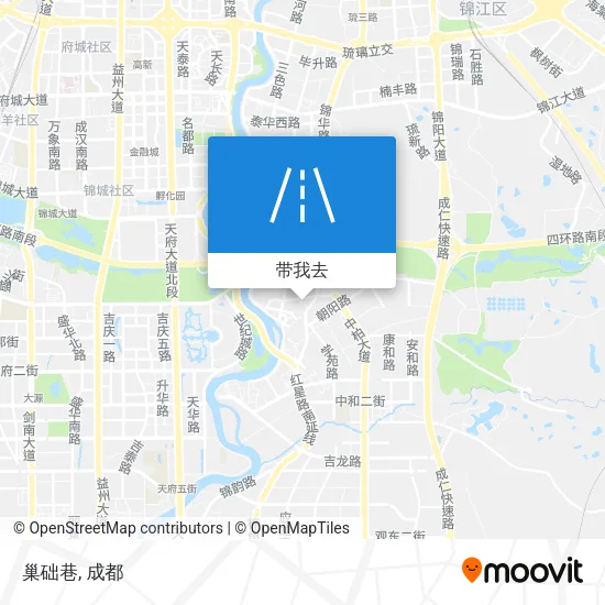 巢础巷地图