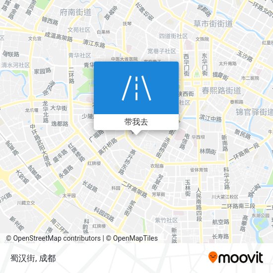 蜀汉街地图
