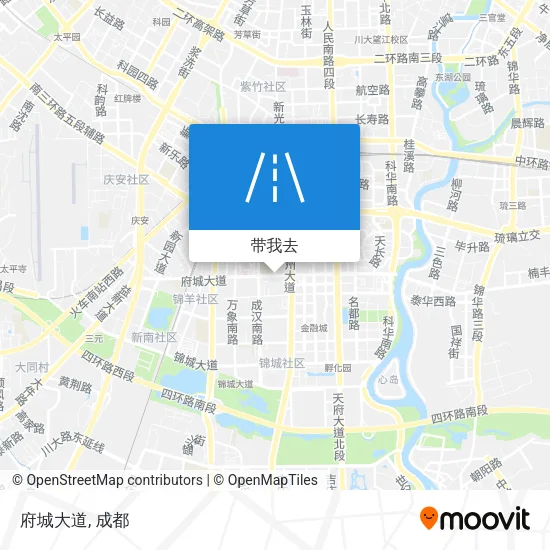 府城大道地图