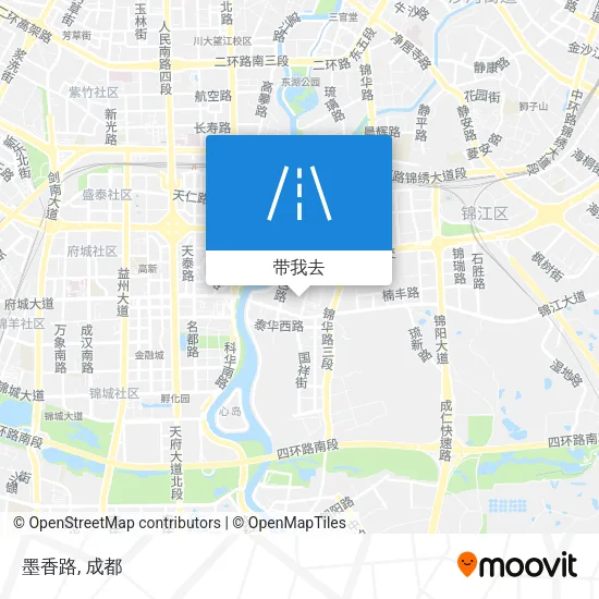 墨香路地图