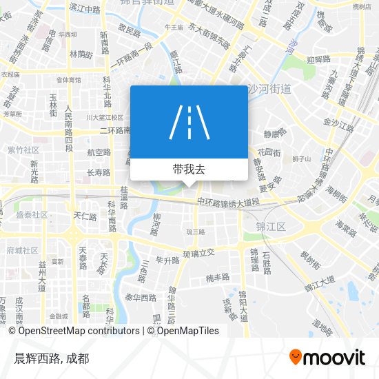 晨辉西路地图