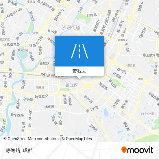静逸路地图