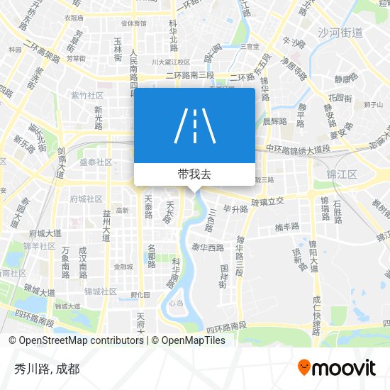 秀川路地图