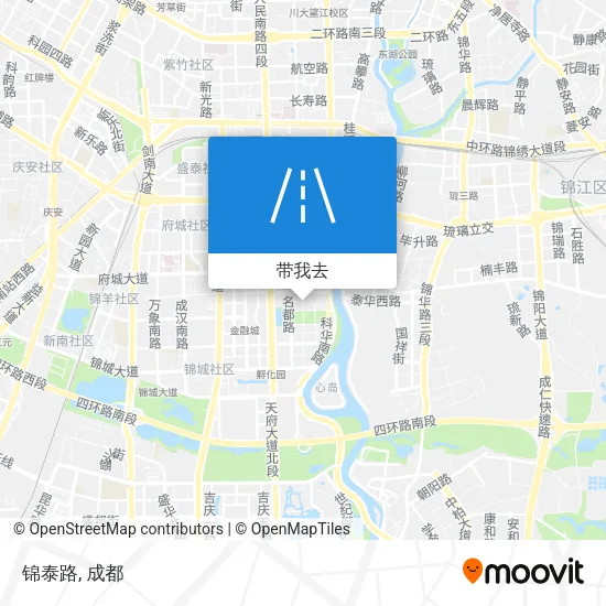 锦泰路地图