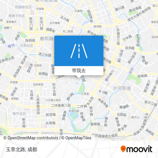玉章北路地图