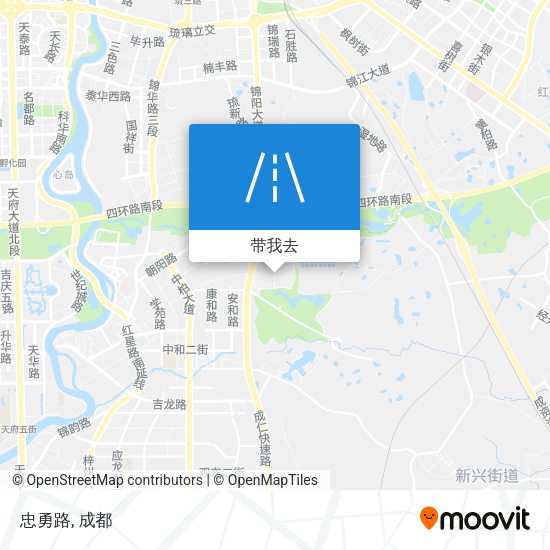 忠勇路地图