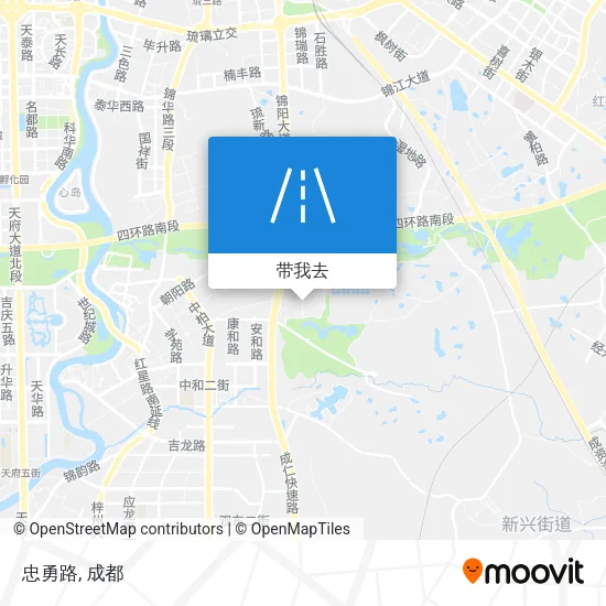 忠勇路地图