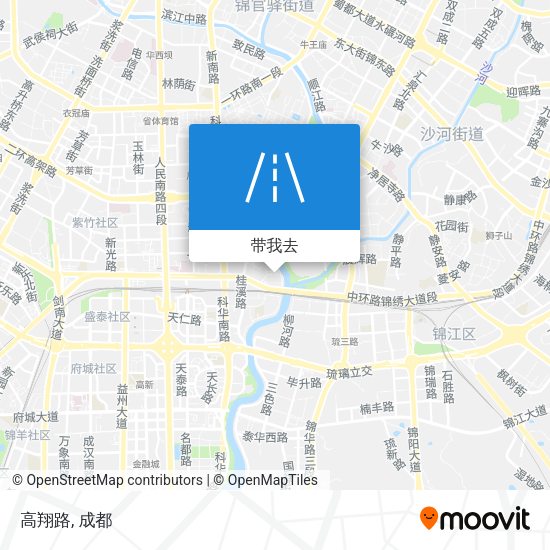 高翔路地图