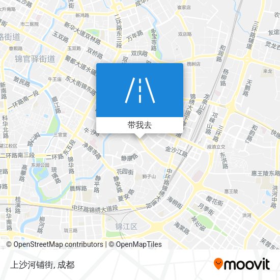 上沙河铺街地图