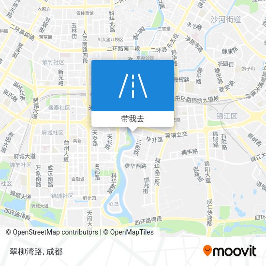 翠柳湾路地图
