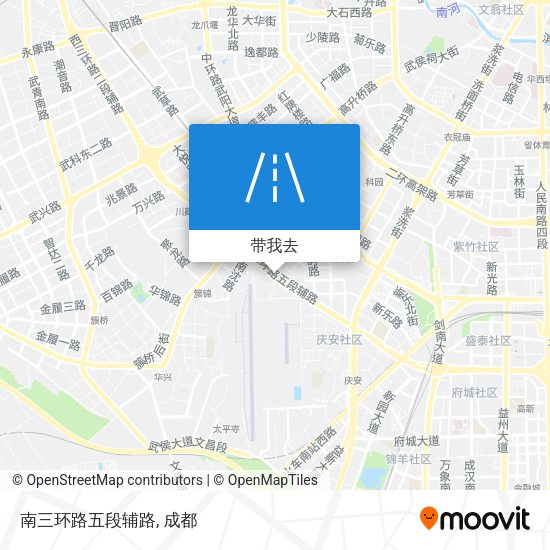 南三环路五段辅路地图