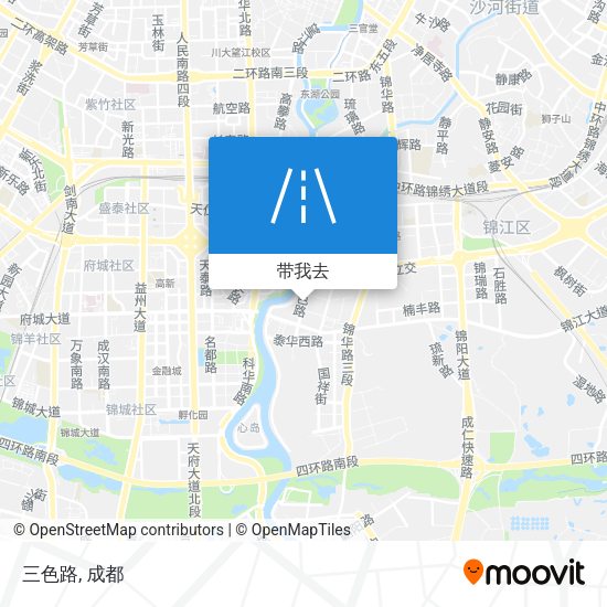 三色路地图