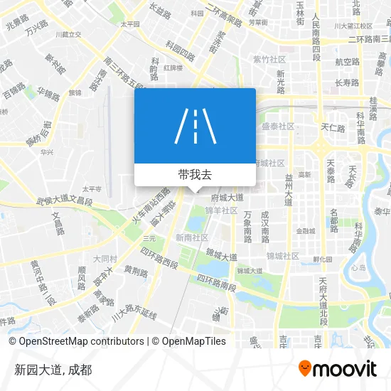 新园大道地图