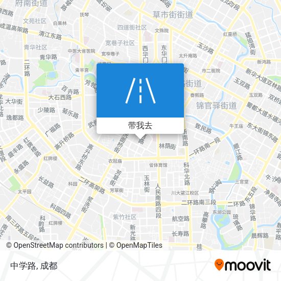 中学路地图