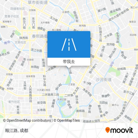 顺江路地图