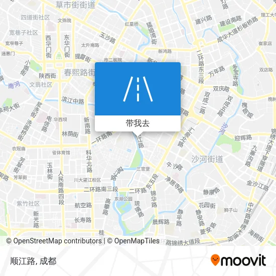 顺江路地图