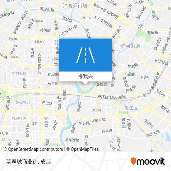 翡翠城商业街地图