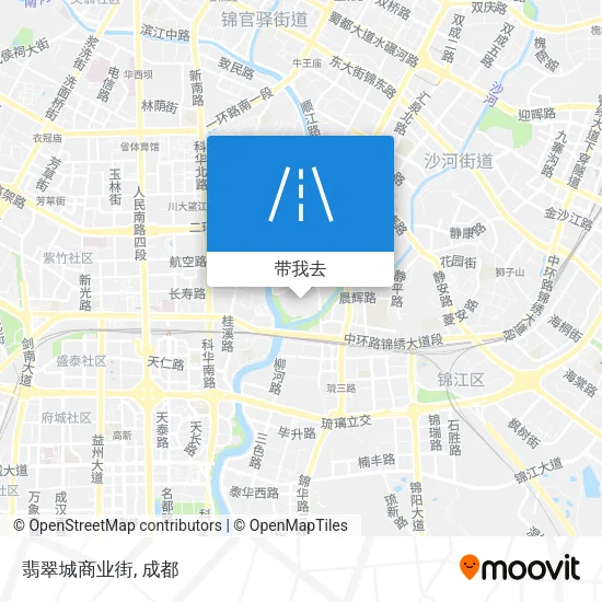 翡翠城商业街地图