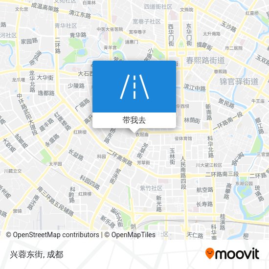 兴蓉东街地图