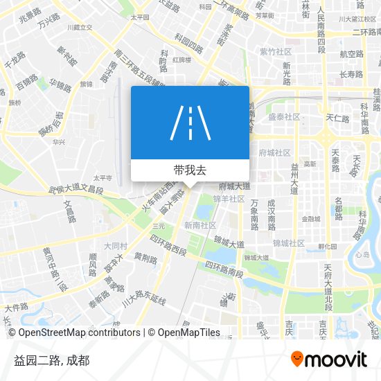 益园二路地图