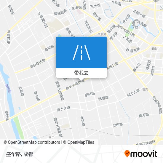 盛华路地图