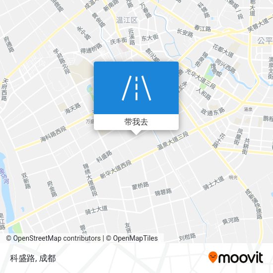 科盛路地图
