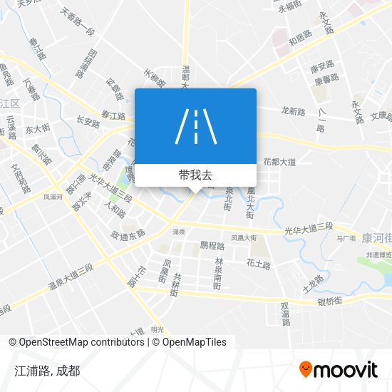 江浦路地图