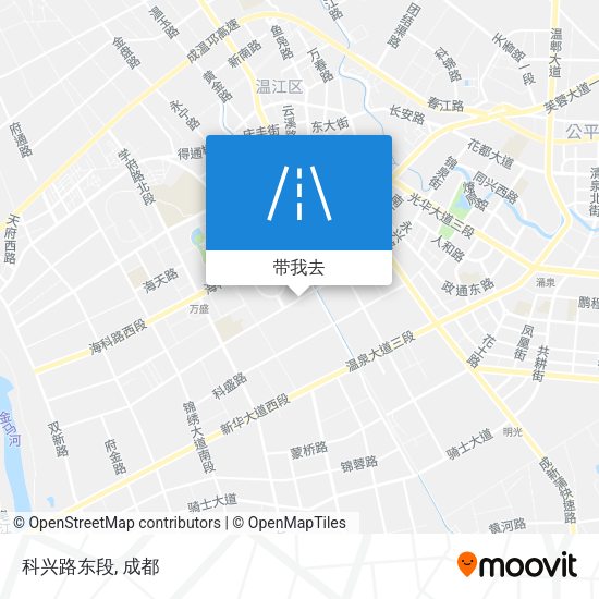 科兴路东段地图