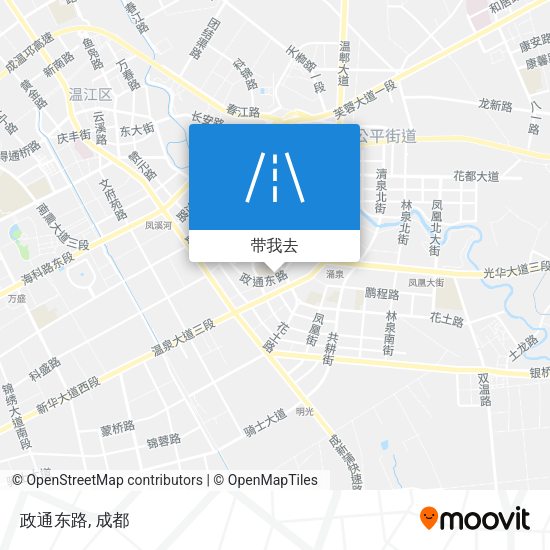 政通东路地图