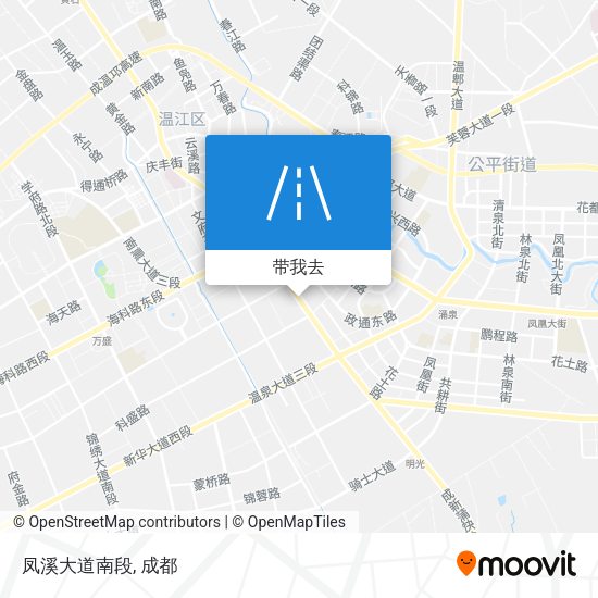 凤溪大道南段地图