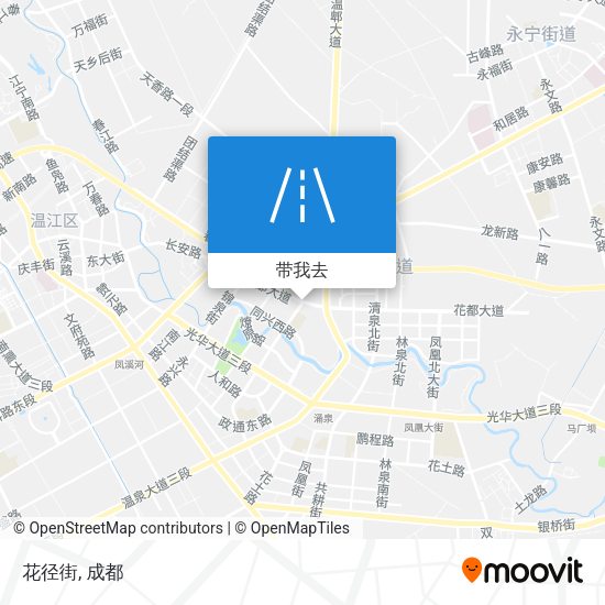 花径街地图