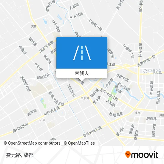 赞元路地图