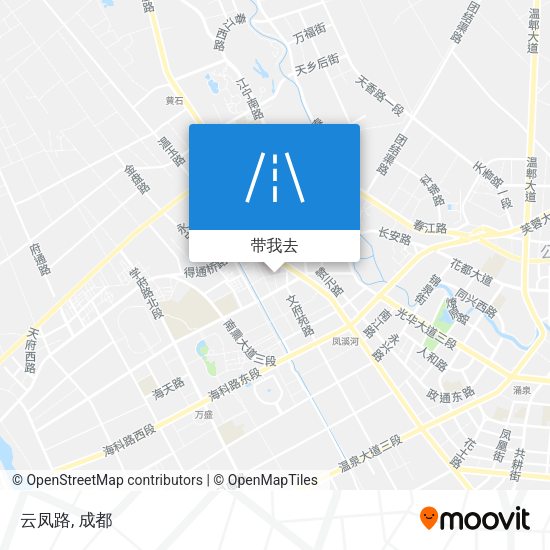 云凤路地图