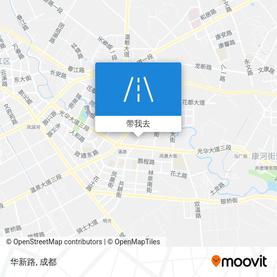 华新路地图