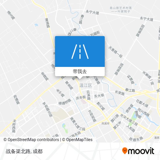 战备渠北路地图