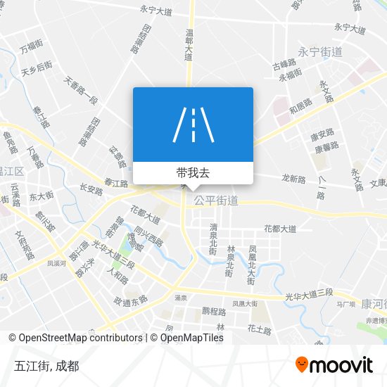五江街地图