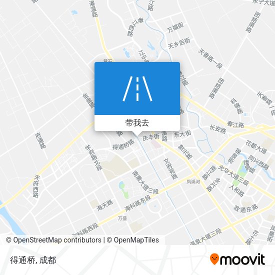 得通桥地图