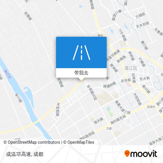 成温邛高速地图