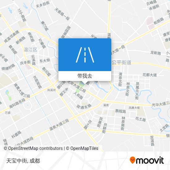天宝中街地图