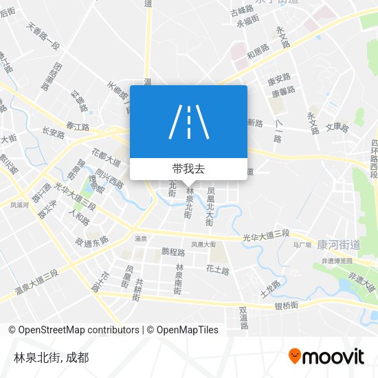 林泉北街地图