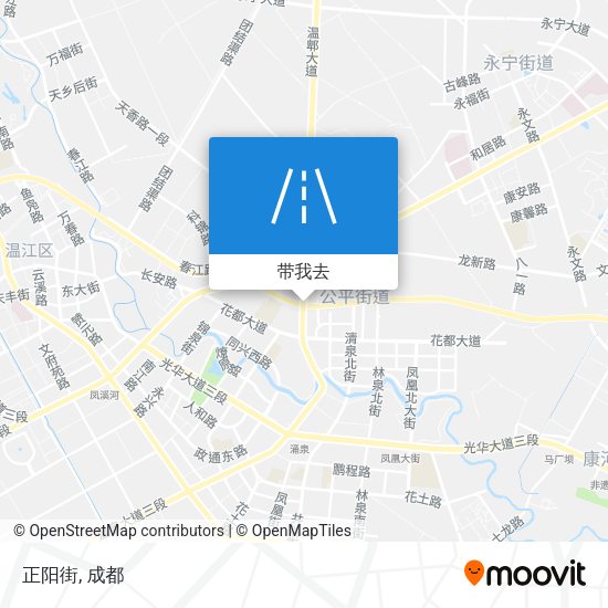 正阳街地图