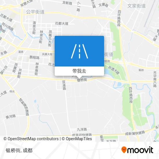 银桥街地图