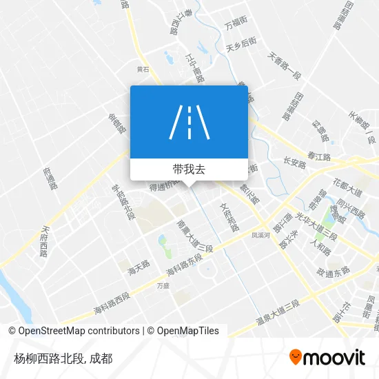 杨柳西路北段地图