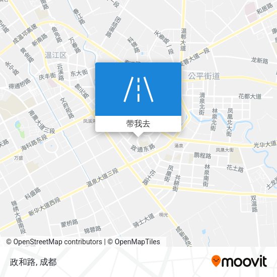 政和路地图